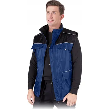 Pánská vesta Zateplená vesta s fleecem Teplá vycpávka XXL