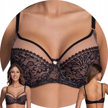 Podprsenka Ava podprsenka s měkkými košíčky černá velikost 85I