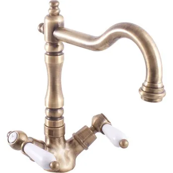 Vodovodní baterie Kuchyňská vodovodní baterie Rustik-P staromosaz