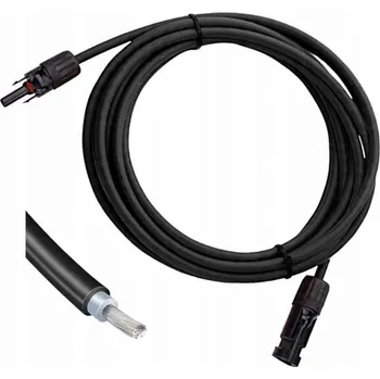 solární panel Prodlužovací kabel solární 5M 4mm2 PV MC4 pro solární panel, fotovoltaický panel, balkonovou sadu