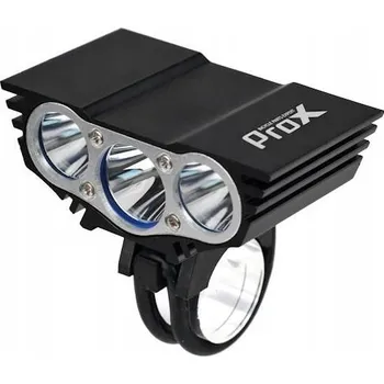 Cyklosvítilna Přední světlo na kolo Prox Triple Power 3x Cree černé