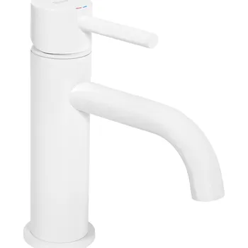 Vodovodní baterie Stojánková umyvadlová baterie Rea Lungo bílá