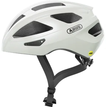 Cyklistická přilba Abus Macator MIPS pearl white Velikost: L