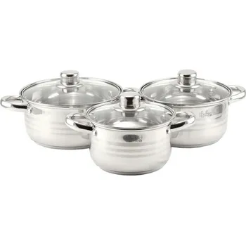 Sada nádobí Pro-Tech shop 6-dílná sada nerezových hrnců Star 53269&nbsp;14721