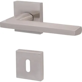 Dveřní kování Südmetall Atlanta Quadro-R, TopSpeed Klika jednostranná, levá, Cylindrická vložka, Objektové dveře