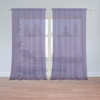 Záclona Sablio Záclony Purpurová: 2ks 150x250cm