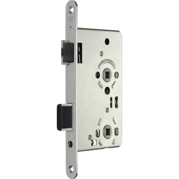 Dveřní zámek SSF Serie 19, WC, tichá střelka, 3.třída Stříbrná, Pravé, 60 mm
