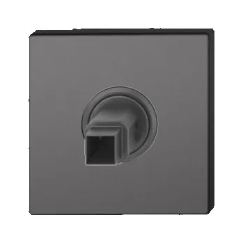 Dveřní kování FSB ASL 12 1703 - Samostatná rozeta pod kliku, čtvercová Černá