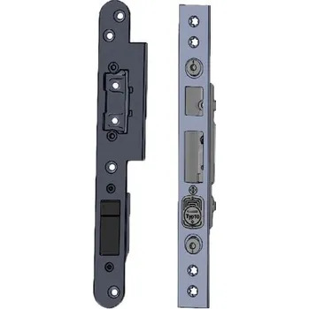 Dveřní kování Sada samostatných protiplechů pro zámek Ülock MF-B s indukčním nabíjením Dřevěné dveře, 24x26x14 mm