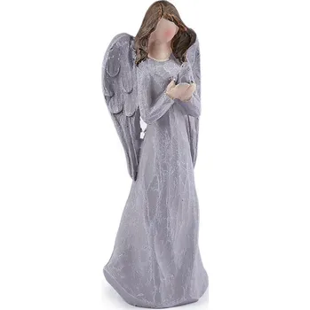 Vánoční dekorace Prima-obchod anděl 2 šedá