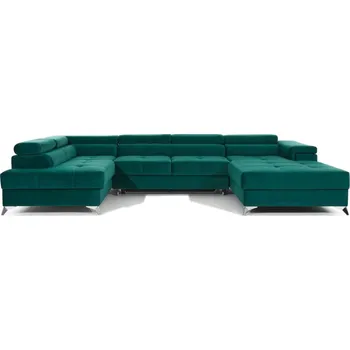 Sedací souprava Pravostranná rohová sedačka Eduardo s rozkládací funkcí typu delfín a úložným prostorem - ELTAP kronos 19, kronos 19 345x70 cm