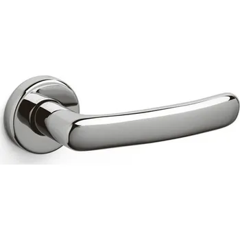 Dveřní kování OLIVARI Emilia Chrom leštěný, Bez rozety/otvoru pro klíč