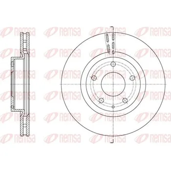 Brzdový kotouč Brzdový kotouč REMSA 61574.10