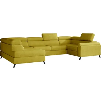 Obývací pokoj Levostranná rohová sedačka Escada s rozkládací funkcí typu delfín a úložným prostorem - ELTAP omega 68 330x69 cm