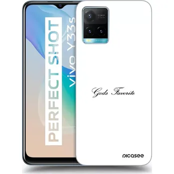 Pouzdro na mobilní telefon Picasee silikonový průhledný obal pro Vivo Y33s - Gods Favorite