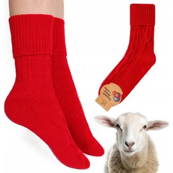 Dámské ponožky VLNĚNÉ TEPLÉ DÁMSKÉ PONOŽKY BABIČČINY CERBER TLUSTÉ PONOŽKY 36/38