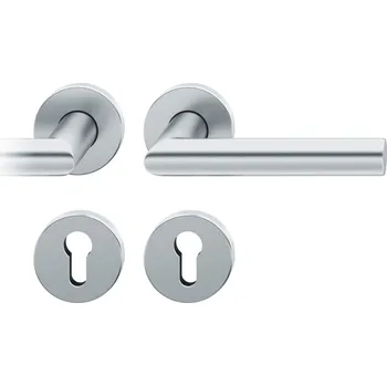 Kování FSB 12 1076 ASL Nerez kartáčovaná, klika / klika, Cylindrická vložka