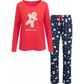 Dámské pyžamo Endo dámské pyžamo bavlna vícebarevné, velikost M