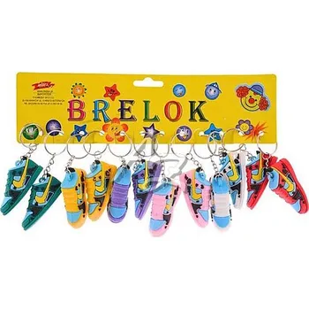 klíčenka Teniska Nike, gumová, mix barev 6cm