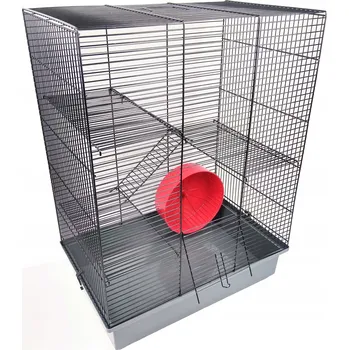 Klec s vaničkou pro malé hlodavce zoologiczniakpl 69 x 48 x 31,5 cm