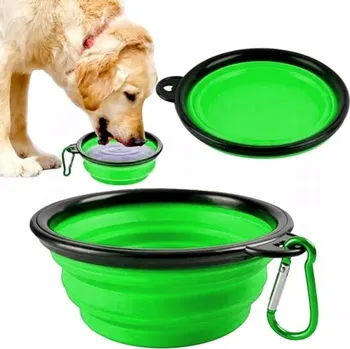 Miska pro psa Skládací (cestovní) silikonová konvice SATIS, vícebarevná, 2 l