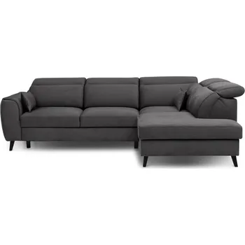 Sedací souprava Pravostranná rohová sedačka Noble s funkcí spaní typu delfín a úložným prostorem na lůžkoviny - ELTAP savoi 06 255x83 cm