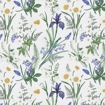 Odpadkový koš Samolepící tapety Timeet Vzor samolepící fólie s bílými květy Botanická fólie na nábytek Samolepicí