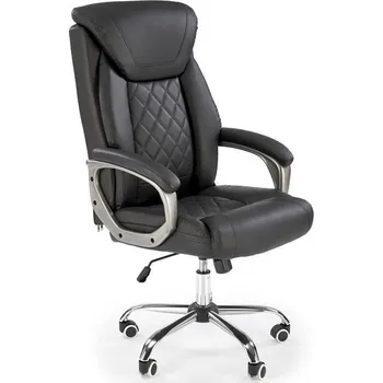 Křeslo Kancelářské křeslo HELDER černé - Halmar Černá 66x113 cm