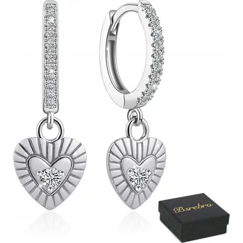 Náušnice STŘÍBRNÉ NÁUŠNICE RYZOST 925 ZÁVĚSNÉ STŘÍBRO KOLA Anglické zapínání Dámské