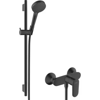 Sprchový set HANSGROHE - Vernis Blend Sprchový set s baterií, 2 proudy, EcoSmart, matná černá 26958670