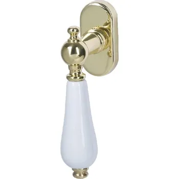 Okenní klika Okenní klika Südmetall Poseidon Mosaz/keramika bílá