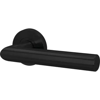 Dveřní kování Südmetall Billy-R Exxess, integrované zamykání, nerez/černá Černá, Bez zamykání