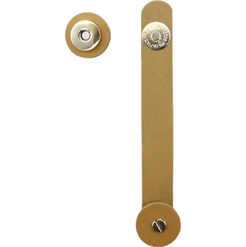 Pro Háčkování Kožené zapínání na kabelku magnetické, béžové