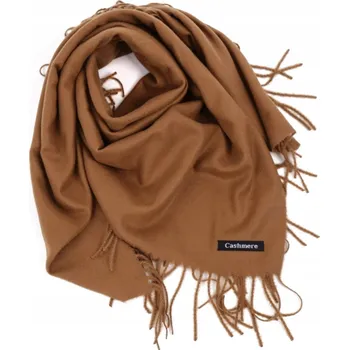 Šála DÁMSKÁ ŠÁLA ŠÁTEK HNĚDÁ