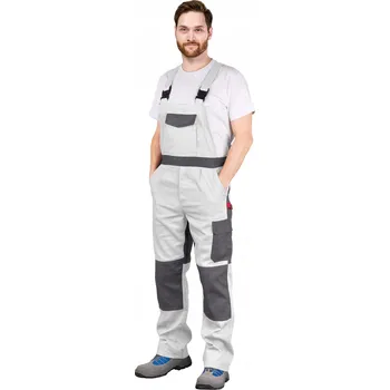 Pracovní obuv Pracovní kalhoty s laclem dlouhé Reis BOMULL-B WS velikost 62