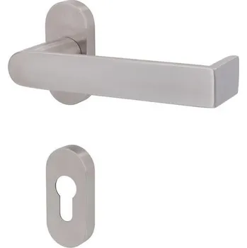 Dveřní kování Klika s úzkou rozetou Südmetall Korsika II-R, paniková 1/2 sady levá