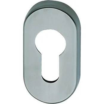 Dveřní kování Oválná rozeta pro vložku, TopSpeed, nerez/černá Černá matná