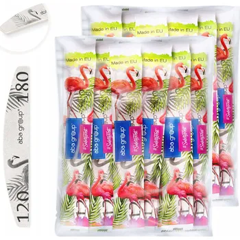 Pilník na nehty 120/180 ve fólii Half-moon Slim Aba Group 50 kusů