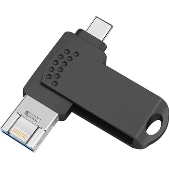 USB flash disk USB Flashdisk 128 GB šedý (610100123A)