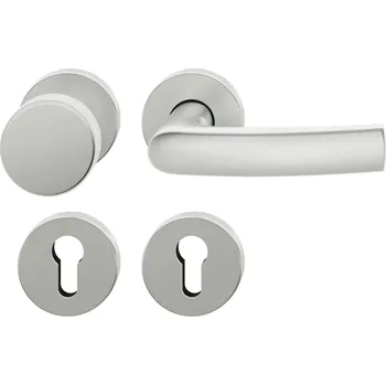 Kování FSB 76 1015 požární Eloxovaný hliník, klika / koule, Pravé provedení