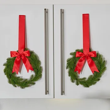 Dámské pantofle 3Pagen 2 jedlové věnce červená