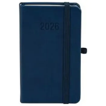 Diář Kalendarz 2026 A6 Memofix TDW granatowy