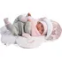 Panenka Llorens New Born realistická panenka miminko se zvuky a měkkým látkovým tělem 42 cm