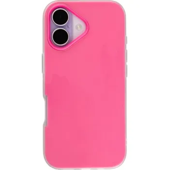 Pouzdro na mobilní telefon Frosted tmavě růžový kryt pro iPhone 17