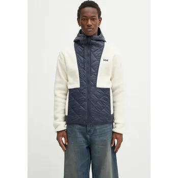 Bunda Helly Hansen STOWE HOODED HYBRID JACKET tmavomodrá barva, přechodná, 54500, L, 59X