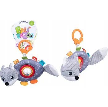 Hračka na zavěšení a kousátko BaliBazoo Liška 80790 šedá