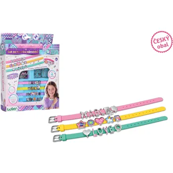 Náramek Wiky kreativita Tvorba náramků s písmeny - český obal