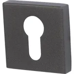 Bezpečnostní rozeta hranatá, bez překrytí, černá ocel