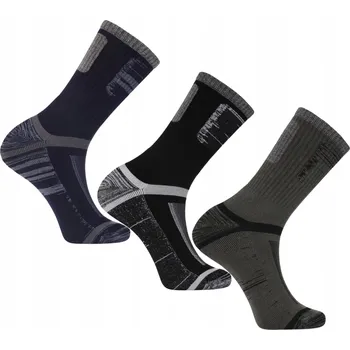 Pánské ponožky Pánské Ponožky Teplé termo ponožky do chladného počasí, dlouhé žebrované 3-BALENÍ MORAJ 39-42