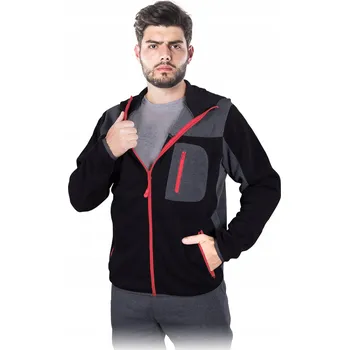 Pánská mikina MIKINA PRACOVNÍ M ČERNO-ŠEDO-ČERVENÁ